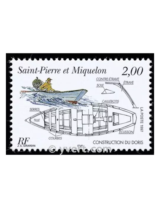 n° 645 - Timbre Saint-Pierre et Miquelon Poste
