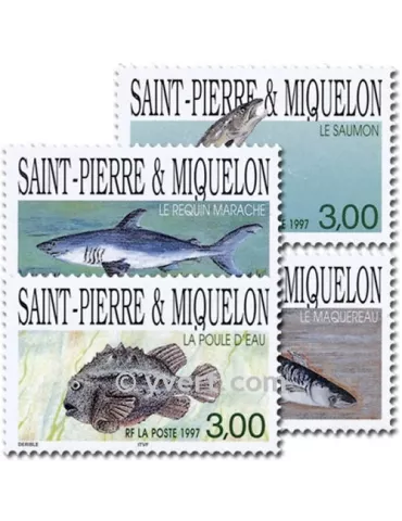 n° 646/649 - Timbre Saint-Pierre et Miquelon Poste 2