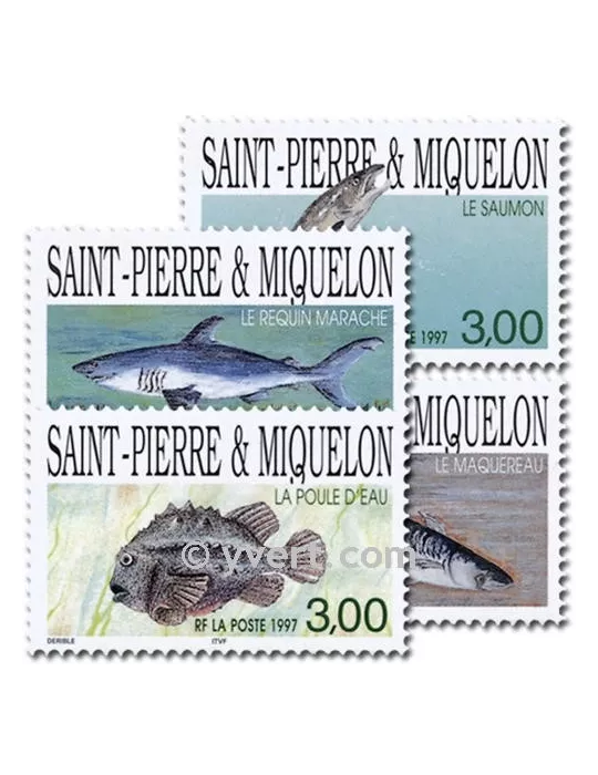 n° 646/649 - Timbre Saint-Pierre et Miquelon Poste