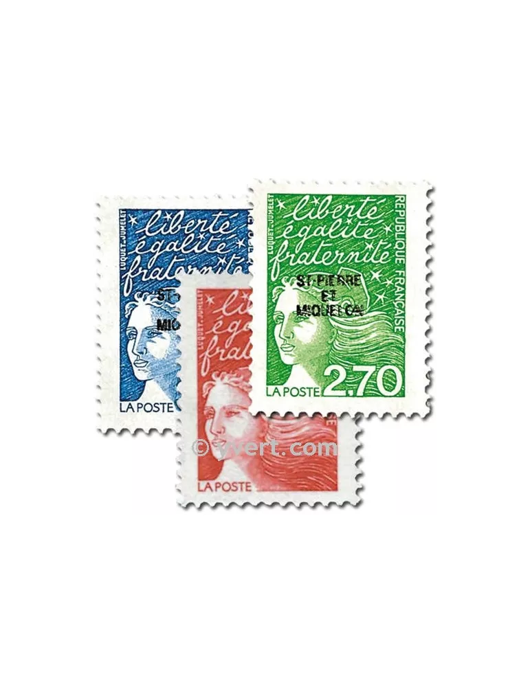 n° 650/652 - Timbre Saint-Pierre et Miquelon Poste