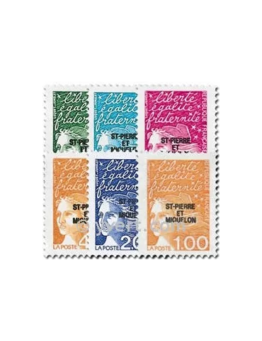 n° 663/668 - Timbre Saint-Pierre et Miquelon Poste