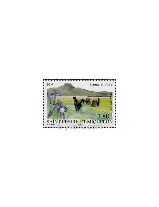 n° 671 - Timbre Saint-Pierre et Miquelon Poste