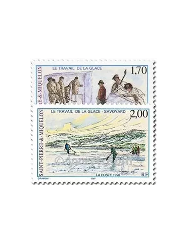 n° 672/673 - Timbre Saint-Pierre et Miquelon Poste