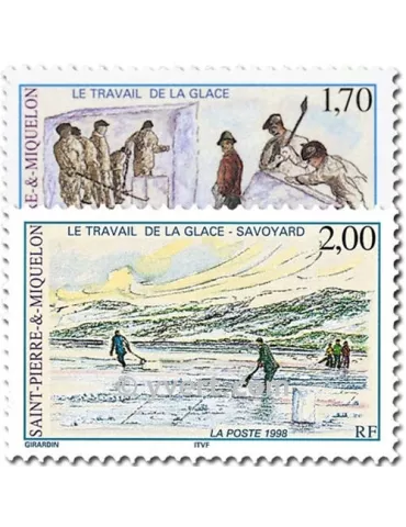 n° 672/673 - Timbre Saint-Pierre et Miquelon Poste 2