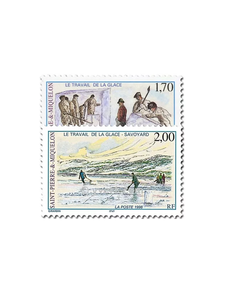 n° 672/673 - Timbre Saint-Pierre et Miquelon Poste