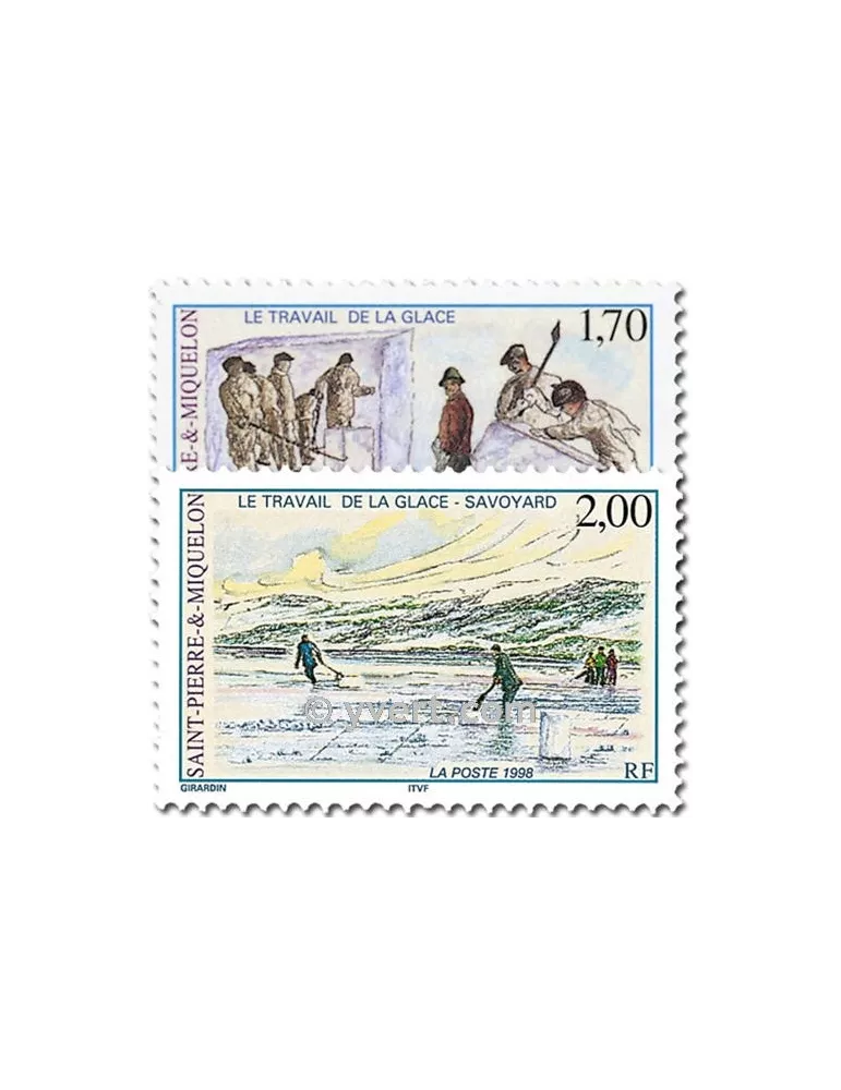 n° 672/673 - Timbre Saint-Pierre et Miquelon Poste