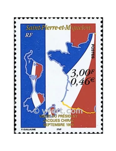 n° 703 - Timbre Saint-Pierre et Miquelon Poste 2