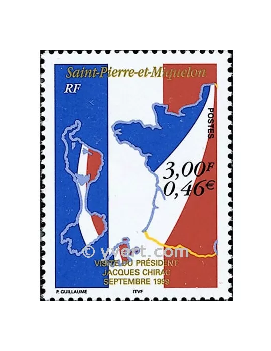 n° 703 - Timbre Saint-Pierre et Miquelon Poste