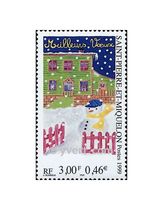 n° 705 - Timbre Saint-Pierre et Miquelon Poste