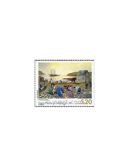 n° 709 - Timbre Saint-Pierre et Miquelon Poste
