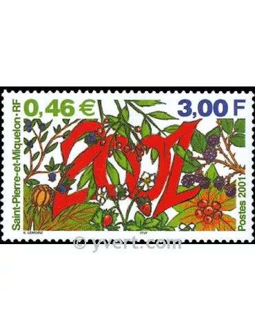 n° 737 - Timbre Saint-Pierre et Miquelon Poste 2