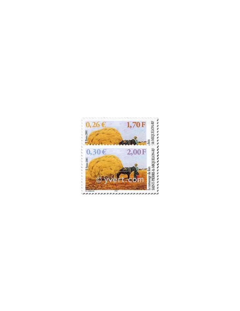 n° 741/742 - Timbre Saint-Pierre et Miquelon Poste