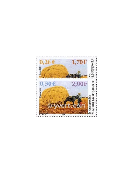 n° 741/742 - Timbre Saint-Pierre et Miquelon Poste