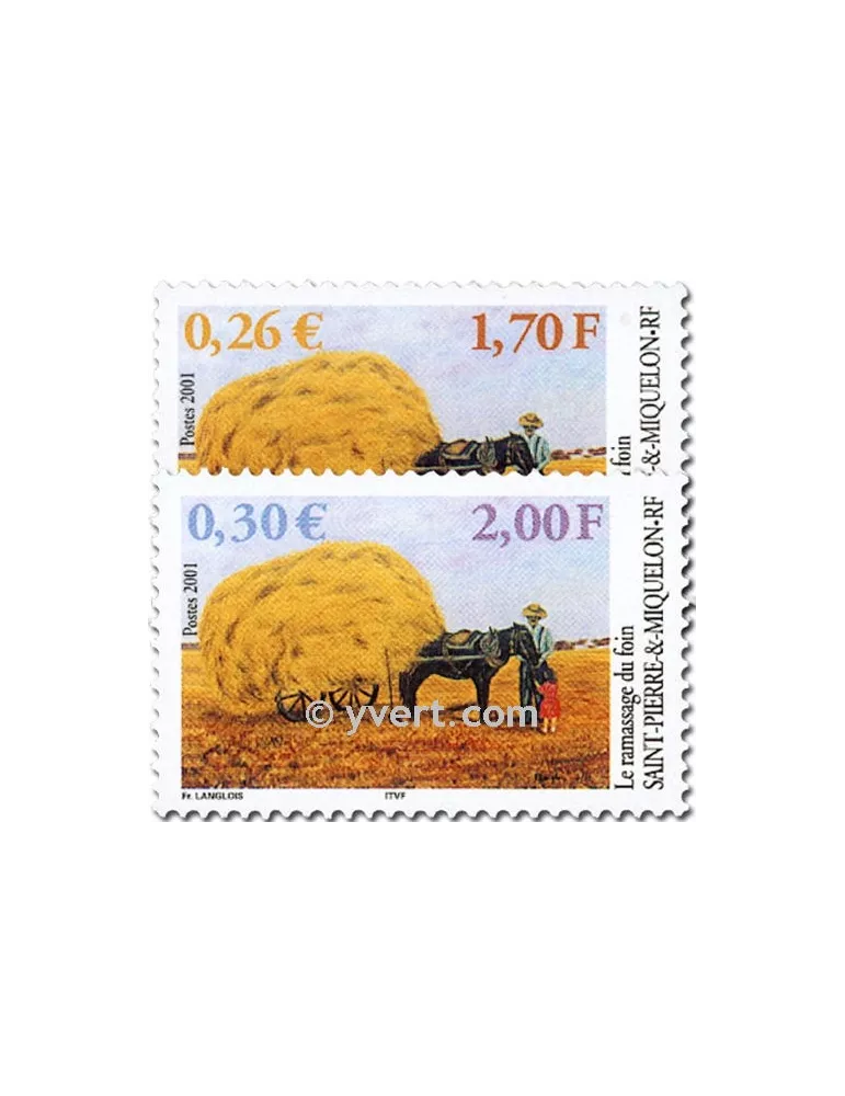 n° 741/742 - Timbre Saint-Pierre et Miquelon Poste