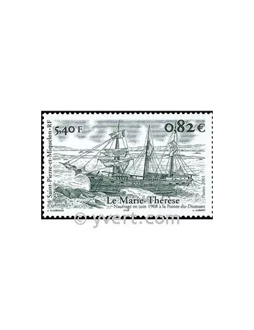n° 752 - Timbre Saint-Pierre et Miquelon Poste