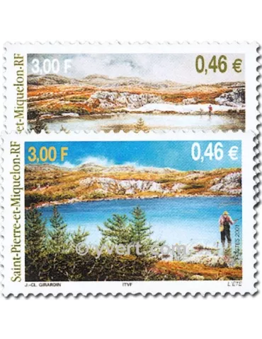 n° 754/755 - Timbre Saint-Pierre et Miquelon Poste 2