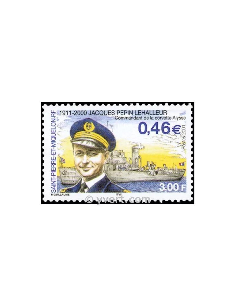 n° 756 - Timbre Saint-Pierre et Miquelon Poste