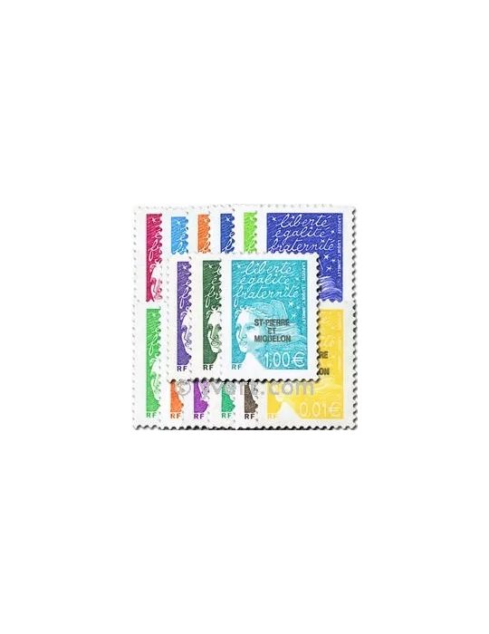n° 758/772 - Timbre Saint-Pierre et Miquelon Poste