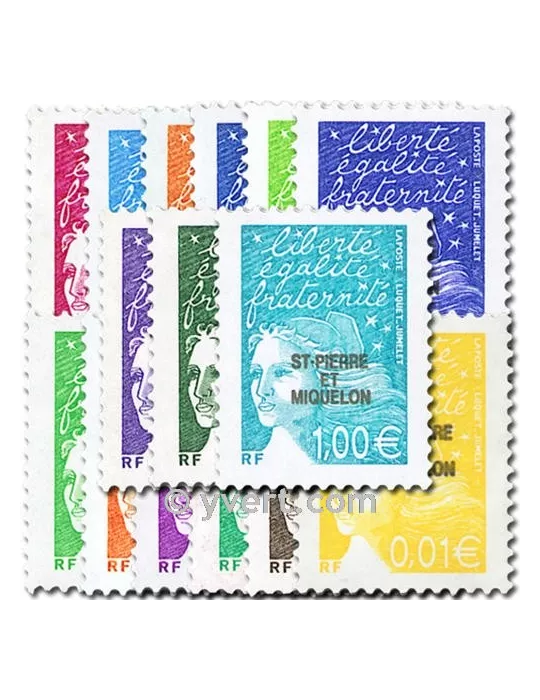 n° 758/772 - Timbre Saint-Pierre et Miquelon Poste