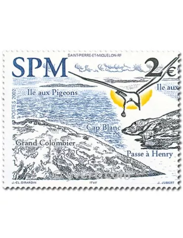 n° 785/786 - Timbre Saint-Pierre et Miquelon Poste 2