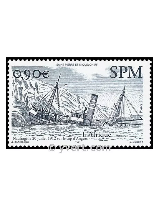 n° 806 - Timbre Saint-Pierre et Miquelon Poste