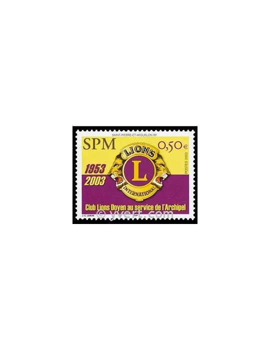 n° 808 - Timbre Saint-Pierre et Miquelon Poste