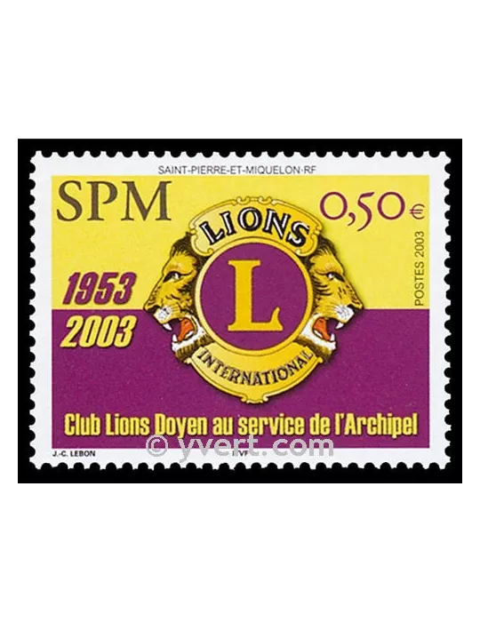 n° 808 - Timbre Saint-Pierre et Miquelon Poste