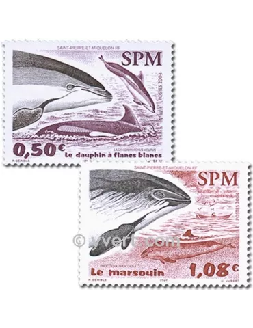 n° 812/813 - Timbre Saint-Pierre et Miquelon Poste 2