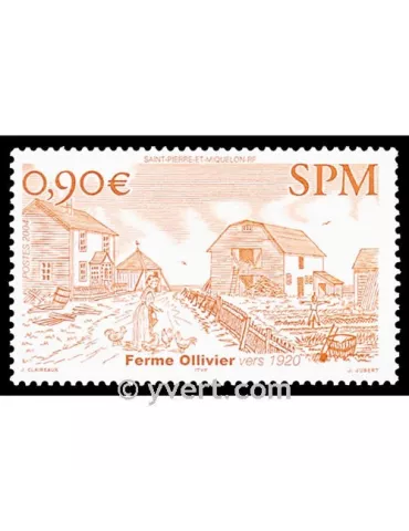 n° 814 - Timbre Saint-Pierre et Miquelon Poste 2