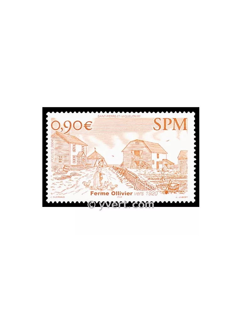 n° 814 - Timbre Saint-Pierre et Miquelon Poste