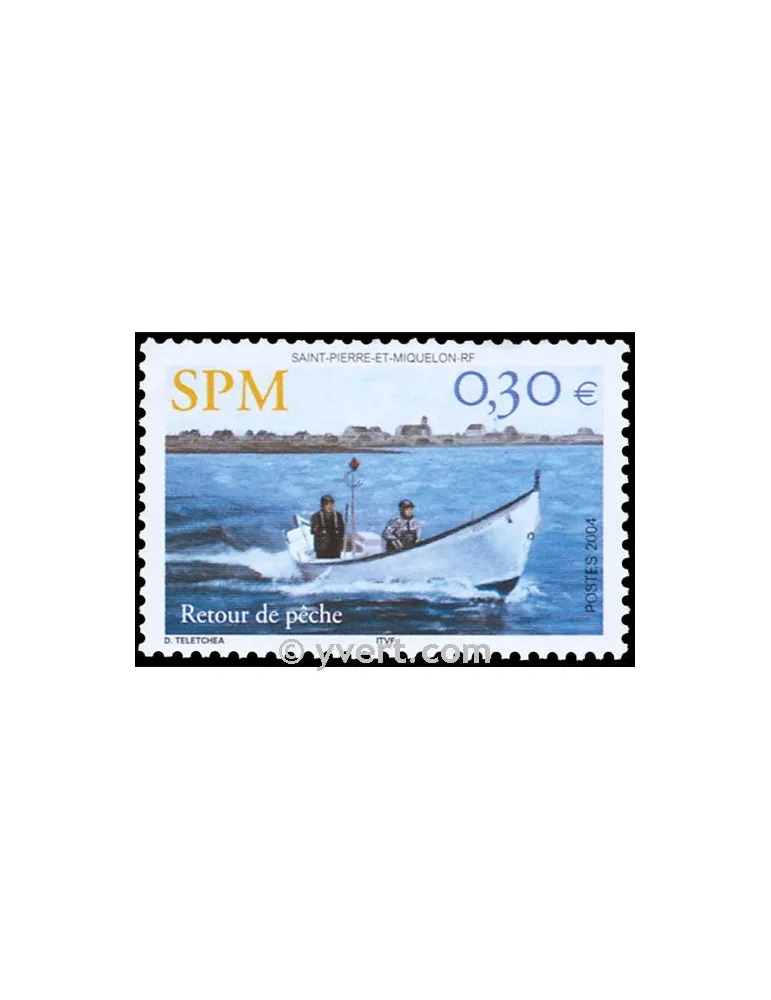 n° 815 - Timbre Saint-Pierre et Miquelon Poste