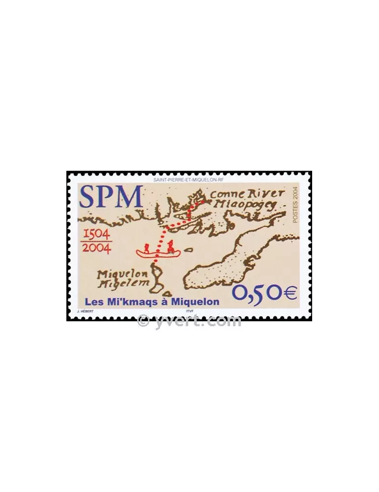 n° 818 - Timbre Saint-Pierre et Miquelon Poste