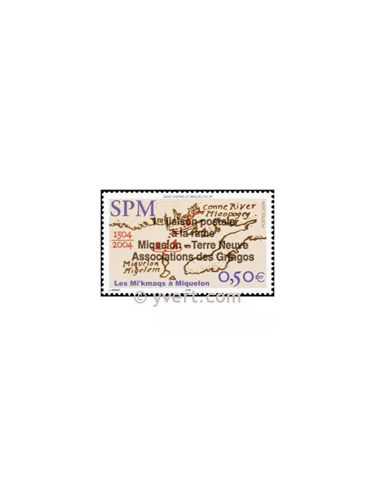 n° 819 - Timbre Saint-Pierre et Miquelon Poste