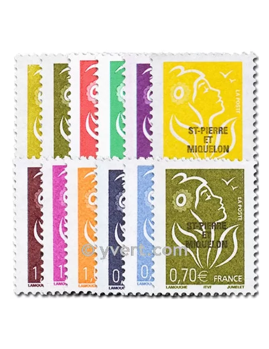 n° 829/839 - Timbre Saint-Pierre et Miquelon Poste