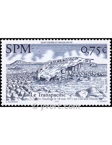n° 857 - Timbre Saint-Pierre et Miquelon Poste 2