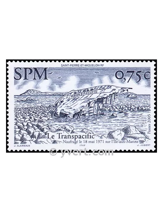 n° 857 - Timbre Saint-Pierre et Miquelon Poste