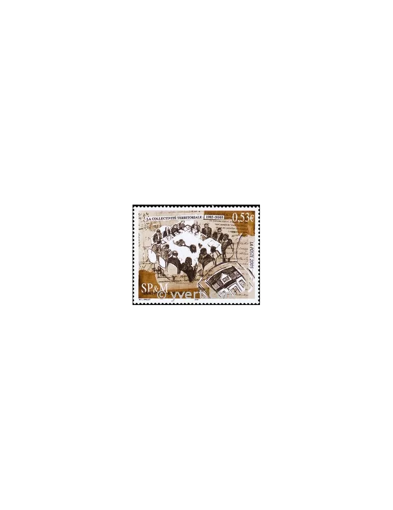 n° 858 - Timbre Saint-Pierre et Miquelon Poste