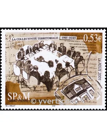 n° 858 - Timbre Saint-Pierre et Miquelon Poste 2