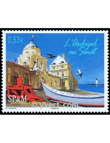 n° 866 - Timbre Saint-Pierre et Miquelon Poste 2