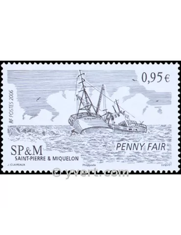 n° 876 - Timbre Saint-Pierre et Miquelon Poste 2