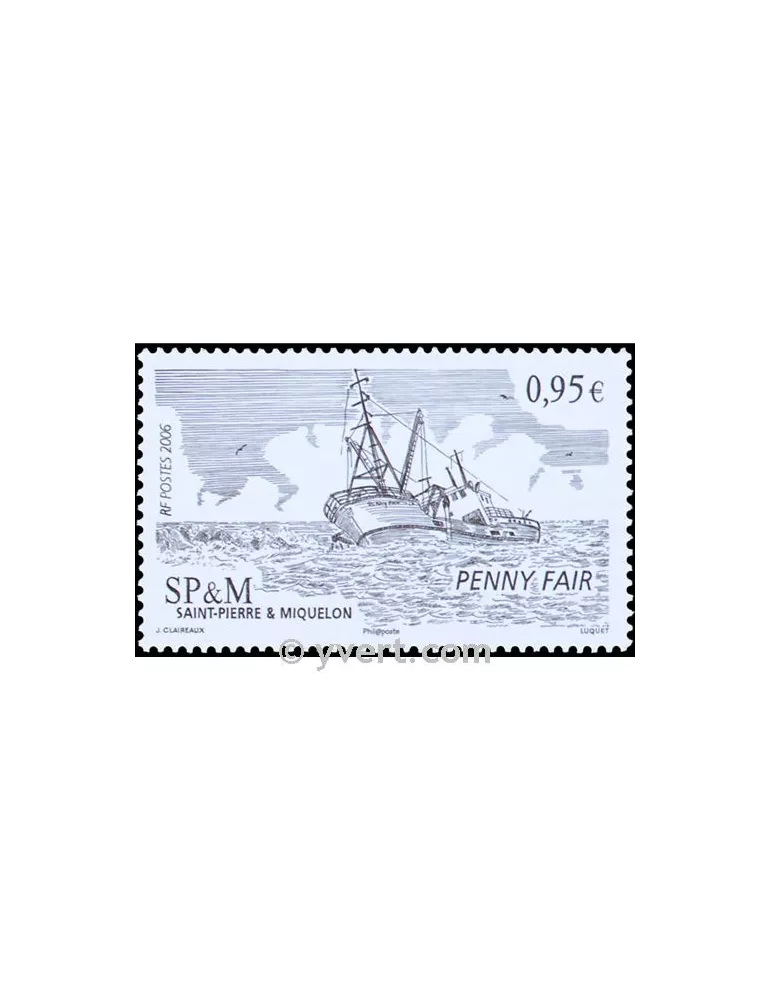 n° 876 - Timbre Saint-Pierre et Miquelon Poste