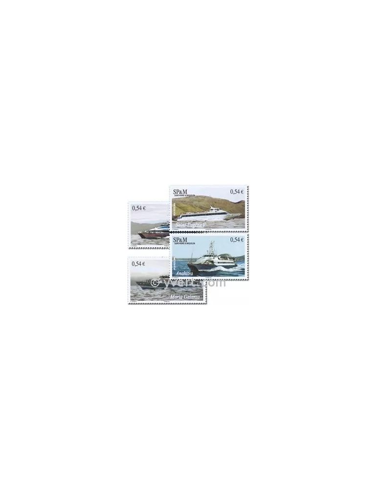 n° 877/880 (BF 11) - Timbre Saint-Pierre et Miquelon Poste
