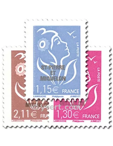 n° 894/896 - Timbre Saint-Pierre et Miquelon Poste 2