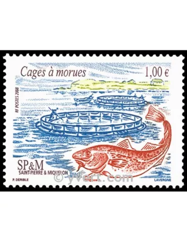 n° 913 - Timbre Saint-Pierre et Miquelon Poste 2
