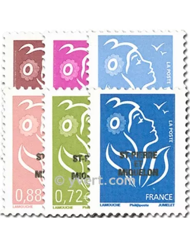n° 918/923 - Timbre Saint-Pierre et Miquelon Poste 2
