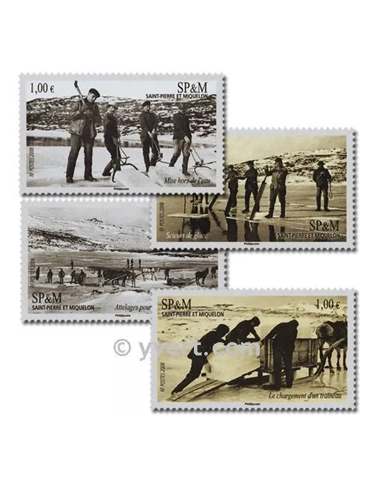 n° 928/931 (BF 13) - Timbre Saint-Pierre et Miquelon Poste