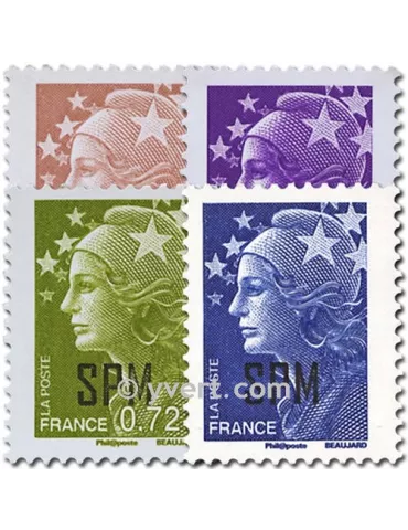 n° 941/944 - Timbre Saint-Pierre et Miquelon Poste 2