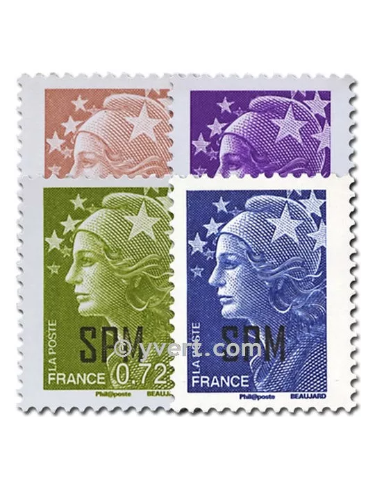 n° 941/944 - Timbre Saint-Pierre et Miquelon Poste