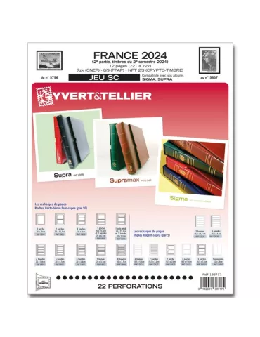 FRANCE SC : 2024 - 2E SEMESTRE (JEUX AVEC POCHETTES)