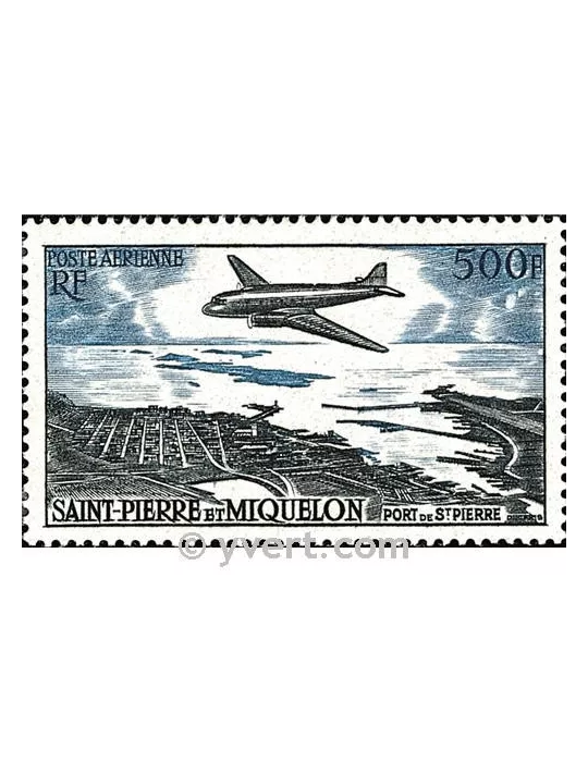 n° 23 - Timbre Saint-Pierre et Miquelon Poste aérienne